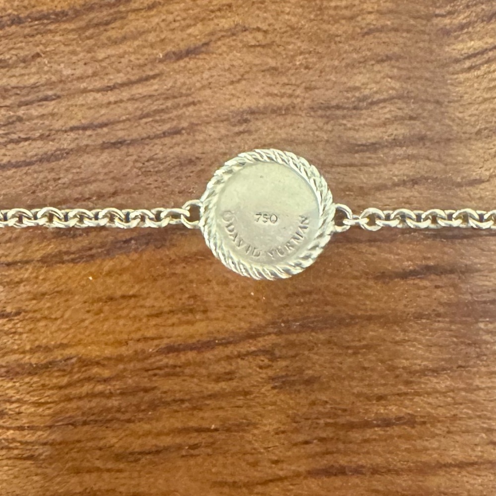 18k Gold David Yurman Horseshoe Charm Station Bracelet - Picture 4 of 4